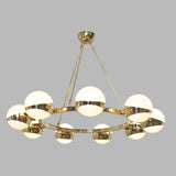 9 Globe Ring Chandelier