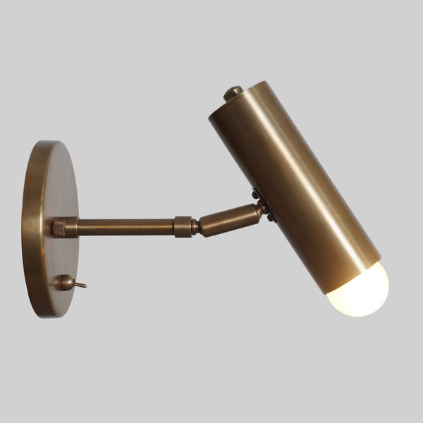 Pivot Brass Wall Lamp