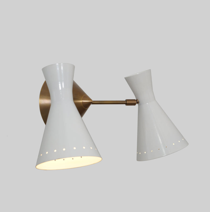 Double Shade Wall Lamp