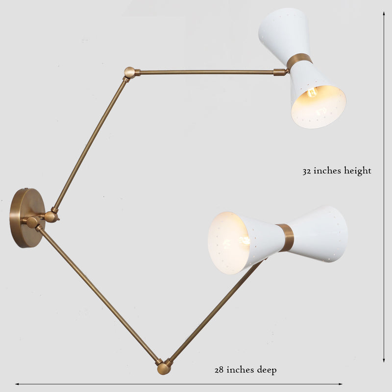 Double Shade Wall Sconce