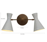 Double Shade Wall Lamp