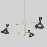 Diabolo 7 Arm Chandelier In Style Of Stilnovo