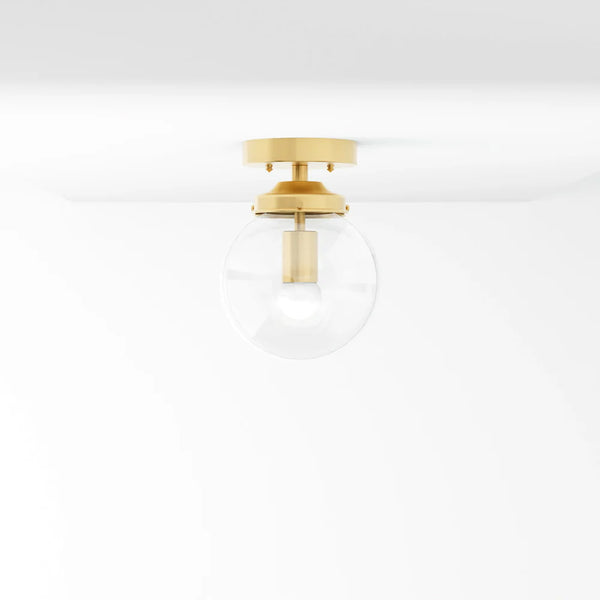 Single Light Semi Flush Fixture