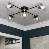 Five Light Semi Flush Fixture