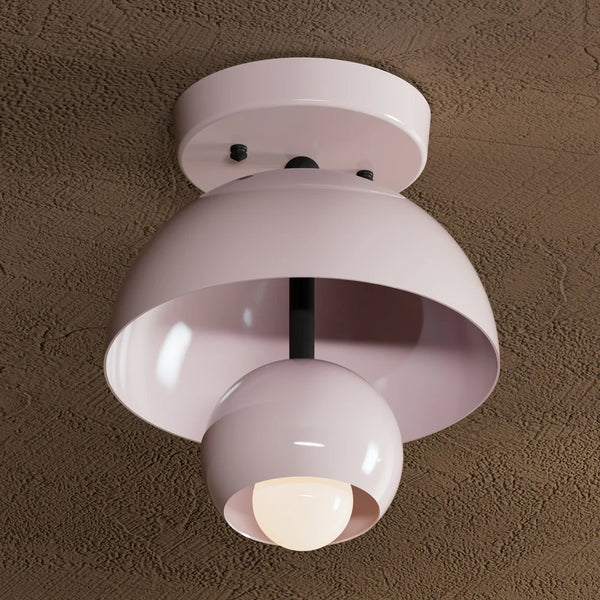 Single Light Semi Flush Fixture