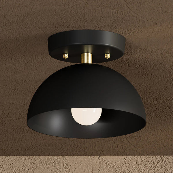 Single Light Semi Flush Fixture