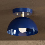 Single Light Semi Flush Fixture