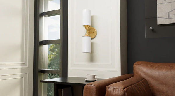 TWO LIGHT SCONCE