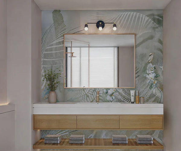 THREE LIGHT BATHROOM VANITY