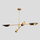 4 Light Linear Lamp Sputnik Chandelier