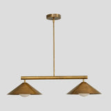 Light Mid century modern Antique Brass Black