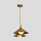 Light Mid century modern Antique Brass Black