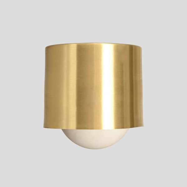 Light Modern Wall Flush Mount Light Brass Handmade