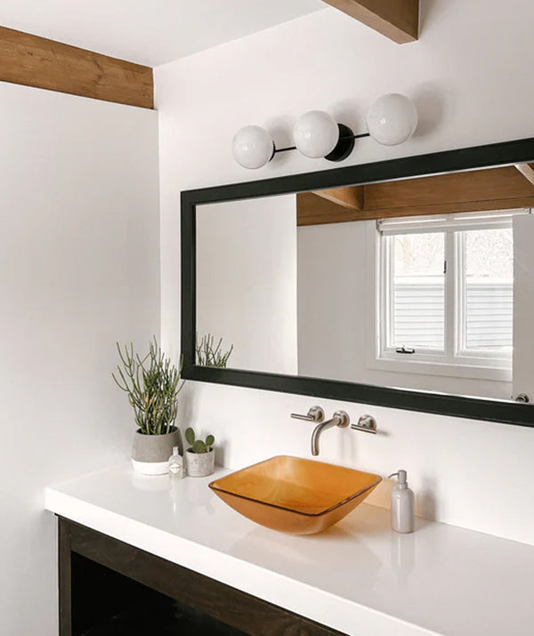 THREE LIGHT BATHROOM VANITY