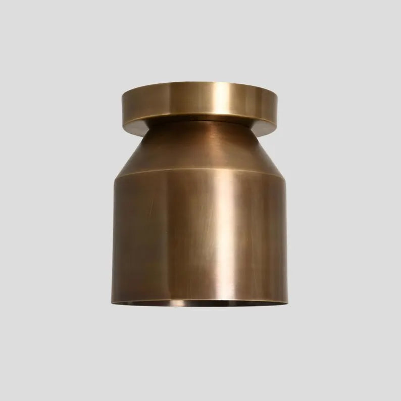 Minimalistic Sconce Flush mount Light Italian Brass