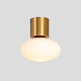 Flush mount Light Minimalistic Sconce Italian Brass