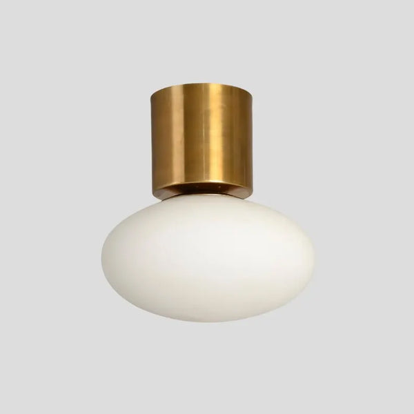 Flush mount Light Minimalistic Sconce Italian Brass