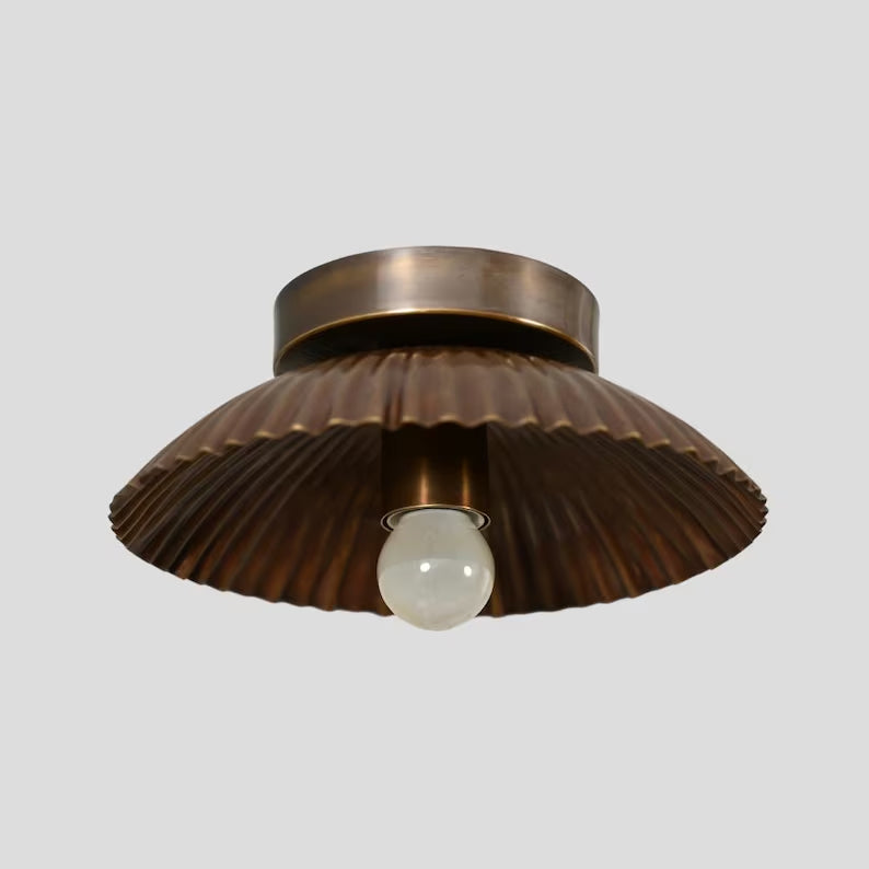 Flush mount Ceiling Light Pendant Italian Brass