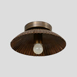 Flush mount Ceiling Light Pendant Italian Brass