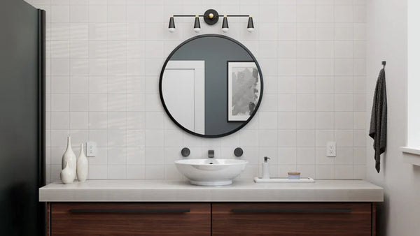 FOUR LIGHT BATHROOM VANITY