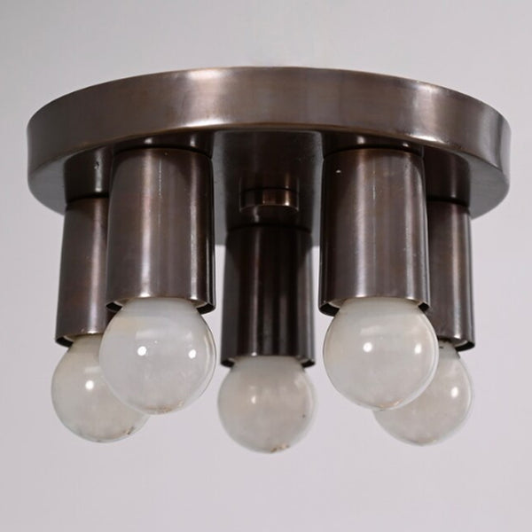 5 Light Handmade Vintage Ceiling Mid Century