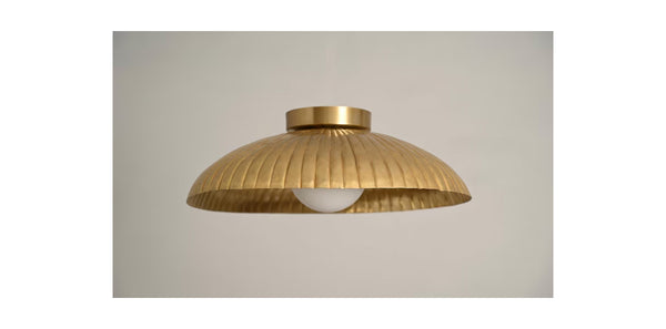 1 Light Shade Ceiling Flushmount light Mid Century