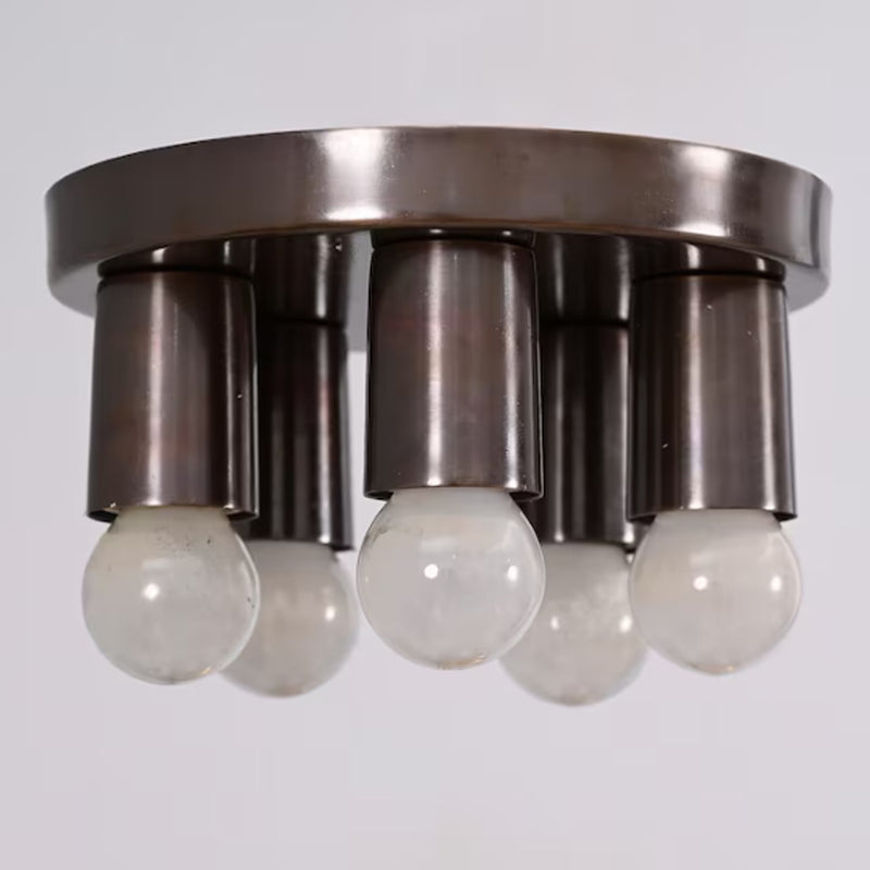 5 Light Handmade Vintage Ceiling Mid Century