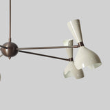 Diabolo 3 Arm Chandelier In Style Of Stilnovo