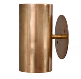 2 Light Short Wall Mid Century Modern Raw Brass