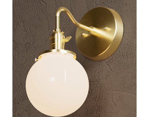 6" Globe Single Light Sconce