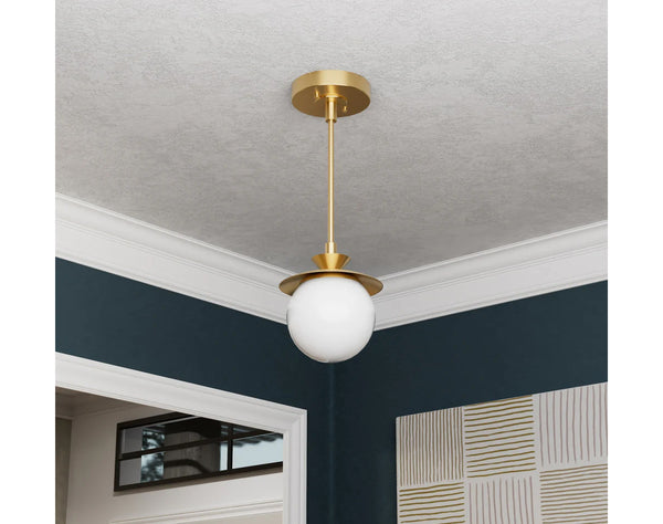 Modern Glass Globe Single Light Pendant