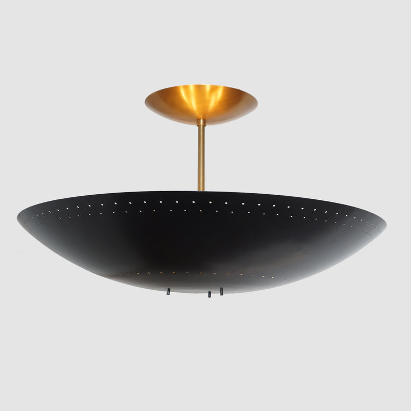 Aura 30 Brass Ceiling Pendant Light Fixture