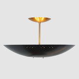 Aura 30 Brass Ceiling Pendant Light Fixture