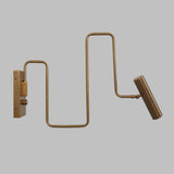 Pivot Single Wall Lamp With Articulated Brass Arm