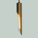 Brass Double Shade Counterbalance Wall Sconce