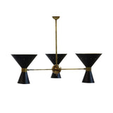 Stilnovo Style Modern Brass 6 Lights Sputnik Chandelier Lighting Fixture