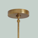 Mid Century Style 24 Arms Brass Sputnik Chandelier Light Fixture