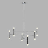 Modern 12 Lights Branch Brass Pendant Chandelier Light Fixture