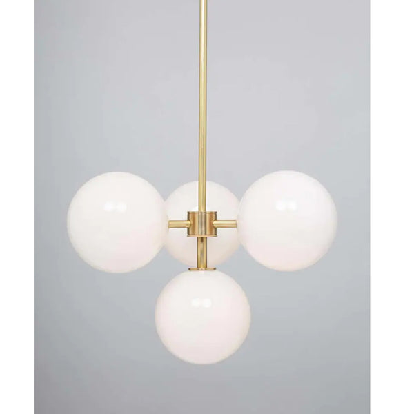 Modern 4 Lights Globe Ceiling Pendant Sputnik Chandelier Lighting Fixture