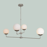 Contemporary 4 Lights Globe Ceiling Pendant Chandelier Sputnik Chandelier