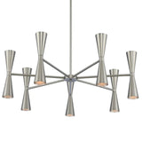 Mid-Century inspired design with dual LED lamping Sputnik Chandelier