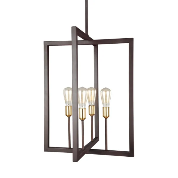 Sean Lavin Finnegan Tall Lantern in New World Bronze