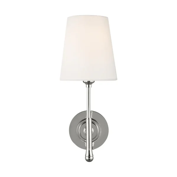 Thomas O'Brien Capri Sconce in Polished Nickel