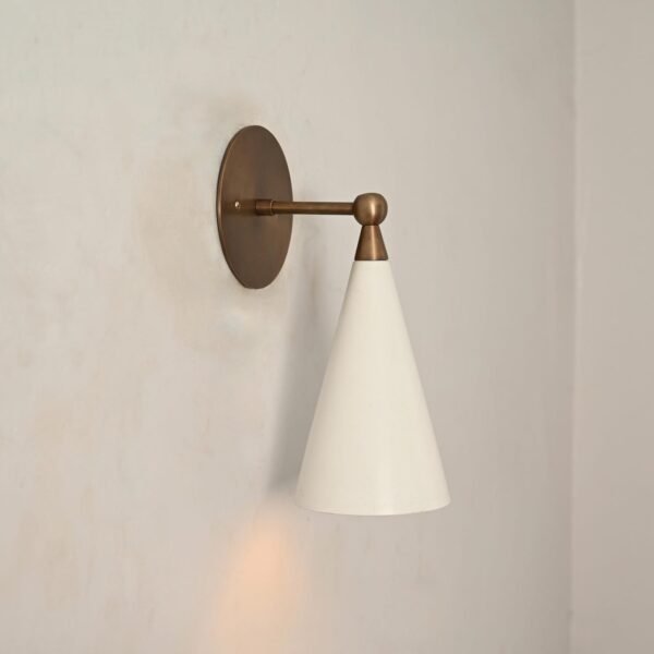 Wall Articulated Mid Century Modern Solid Antique Brass Sputnik Stilnovo light Fixture