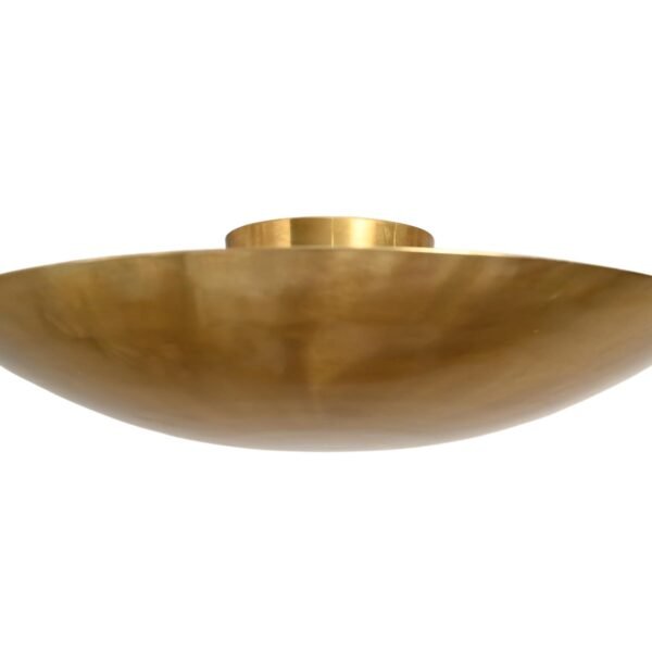 Mid Century 6 Light Sputnik Chandelier Ceiling Light Flushmount Pendant Raw Brass Modern Fixture