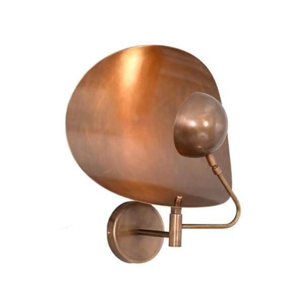 Handmade Brass Wall Sconce: Mid Century Modern Sputnik Light